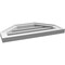 Ekena Millwork Octagonal Top Surface Mount PVC Gable Vent w/ 2"W x 1-1/2"P Brickmould Frame, 22"W x 12"H GVPOT22X1202SF - alternate 3